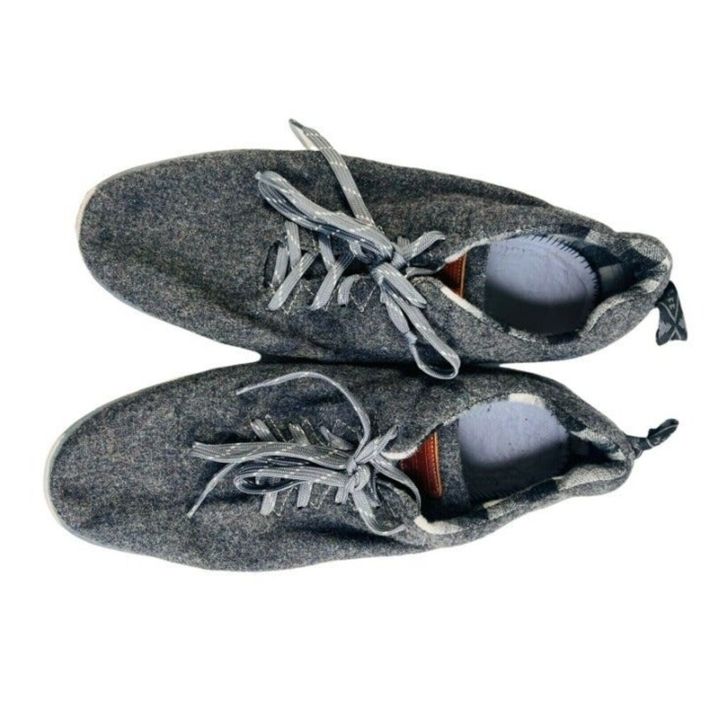 PENDLETON Men's Wool Vibram Sneaker Shoe Sz 10 Vibram Sole Heather Grey